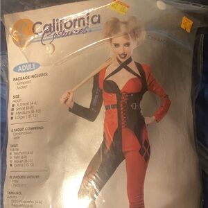 California Costumes Red and Black Jumpsuit